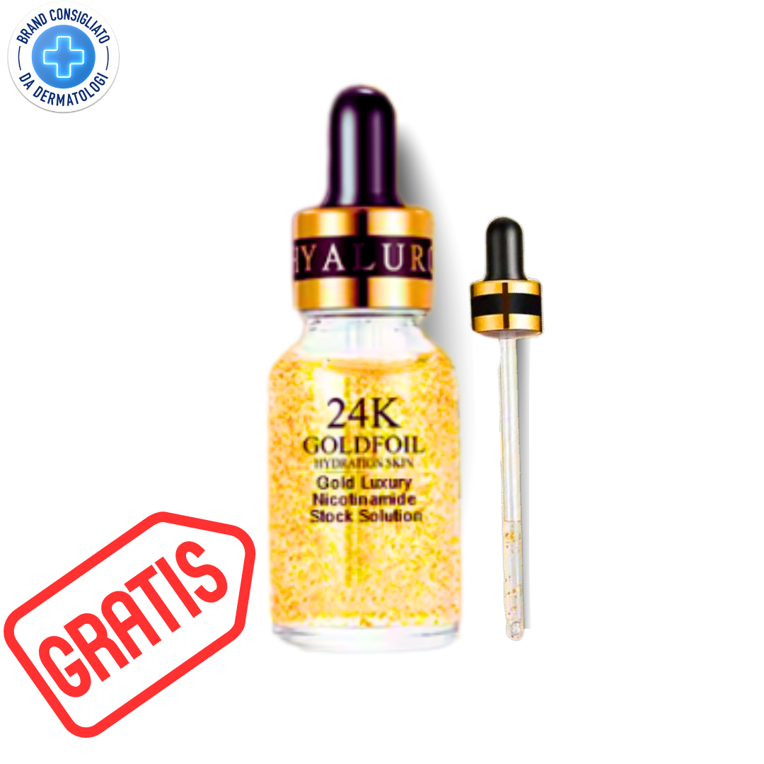 Kit Siero 24K 5 in 1 Per Una Cura del Viso Perfetta!